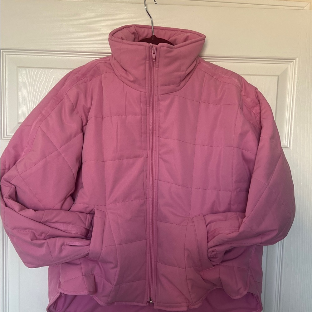 Altar’d State Pink Quilted Jacket